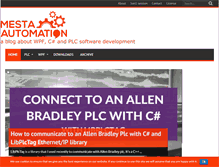 Tablet Screenshot of mesta-automation.com